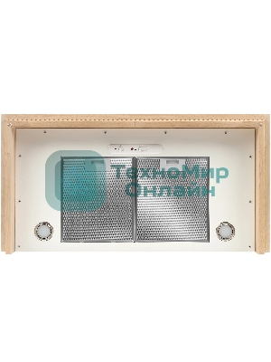 Вытяжка каминная Elikor Бельведер 90П-650-П3Д бежевый/дуб, 90 см, 650 куб. м/ч, 56 дБ