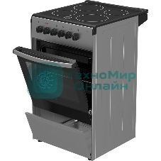 Плита электрическая Darina 1B EC 341 606 silver серебристый/черный, конфорок 4 шт, духовка 50 л, 50 см x 85 см x 56 см