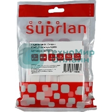 Панель Suprlan 10-0334-1, лицевая со шторкой 80x80, 2xKeystone ABS пластик, белый