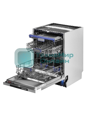 Встраиваемая посудомоечная машина Maunfeld MLP-123D Light Beam, серебристый, 59.8 см, 14 компл., 49 дБ, класс A++