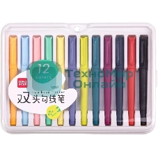 Набор линеров Deli SN100 ассорти пластик (упаковка: 12шт)