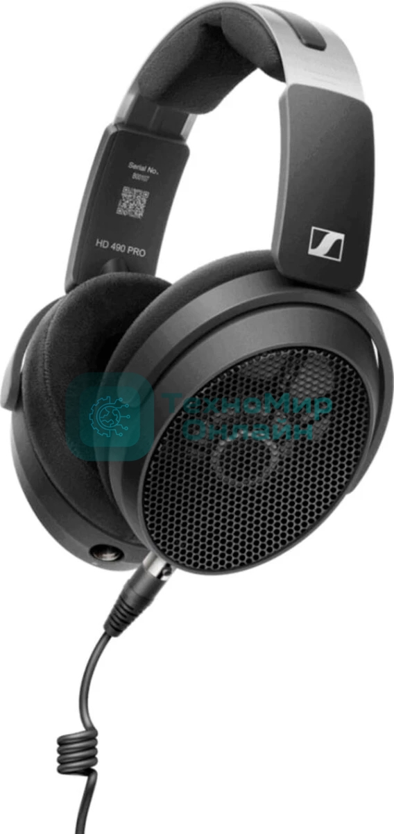 Проводные наушники Sennheiser HD 490 PRO черный/серый, полноразмерные, Jack 3.5/6.3 мм