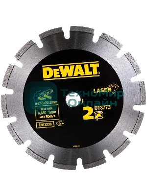 Диск алмазный по бет. DeWalt DT3773 (00000015138) d=23 0мм d(посад.)=22.2 мм (угловые шлифмашины)