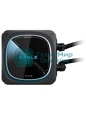 Жидкостная система охлаждения Gigabyte Eagle 360 ARGB черный, алюминий/медь, 2000 об/мин, 37.6 дБ, 4 pin