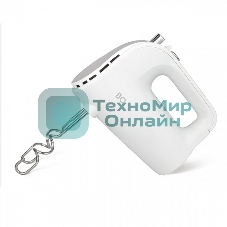 Миксер BQ MX423 White-Steel, Мощность 500 Вт, 5 скоростей, Режим Турбо