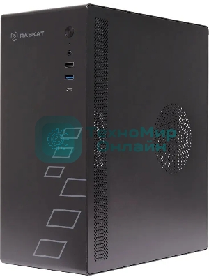 Компьютер Raskat Standart 300 (Intel Core i3 12100, RAM 8Gb, SSD 240Gb, no OS, kb+ms, черный)