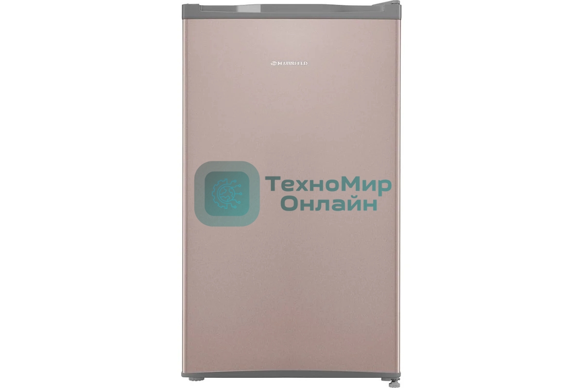 Холодильник Maunfeld MFF83GD золотистый/серый мат. однокамерный 85л