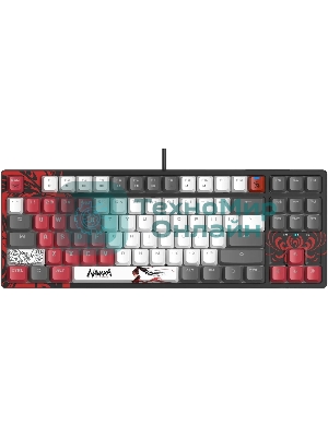 Клавиатура проводная A4Tech Bloody S87 Naraka USB черный/красный