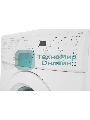 Стиральная машина Indesit IWSD 51051 CIS белый, загрузка фронтальная 5 кг, 1000 об/мин., класс: А
