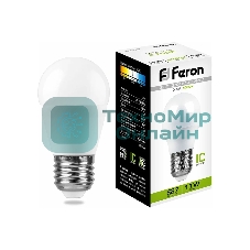 Лампа светодиодная Feron LB-750 11W 230V E27 4000K G45