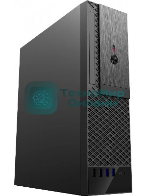 Компьютерный корпус с блоком питания 300Вт. Foxline FL-1001 mATX case, black, w/PSU TFX 300W, w/2xUSB2.0+2xUSB3.0, w/1xcombo audio, w/pwr cord, w/8cm FAN