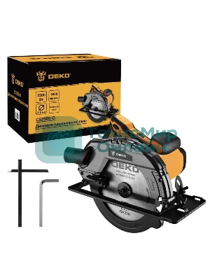 Дисковая (циркулярная) пила DEKO CS2500-D, 2500Вт, 210мм диск