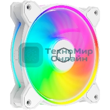 Вентилятор для корпуса Cooler Master MasterFan MF120 Halo2 ARGb 120х120x25 белый 4-pin 27дБ (MFL-B2DW-21NP2-R2) Ret