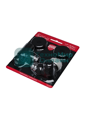 Набор термостатический трехосевой Royal Thermo Design Pro 15мм М30х1,5 черный