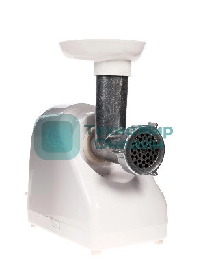 Мясорубка электрическая Белвар КЭМ-36/220-4-30 белый, 1000 Вт, 0.6 кг/мин, реверс, защита от перегрузки, насадки - 5