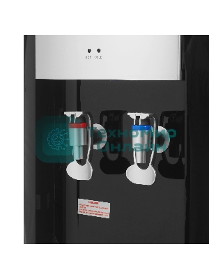 Кулер для воды AEL LD-AEL-28, верхняя загрузка, нагрев 90 °С, охлаждение 15 °С, черный/серебристый