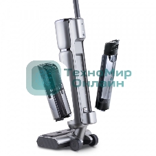 Пылесос вертикальный Thomas AQUA FLOORCLEANER CORDLESS (785501) серый, питание от аккумулятора, 21 Вт, уборка влажная, пылесборник 0.72 л, работа от АКБ max 35 мин.