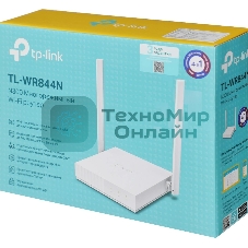 Роутер беспроводной TP-Link TL-WR844N N300 10/100BASE-TX белый