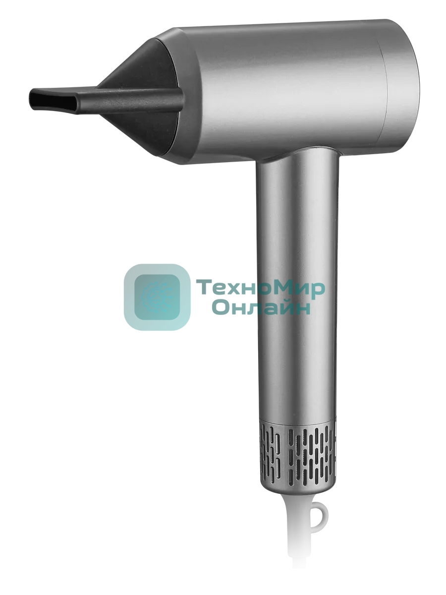 Фен БЕРДСК Trims BD 1102 серебристый, 1800 Вт, ионизация