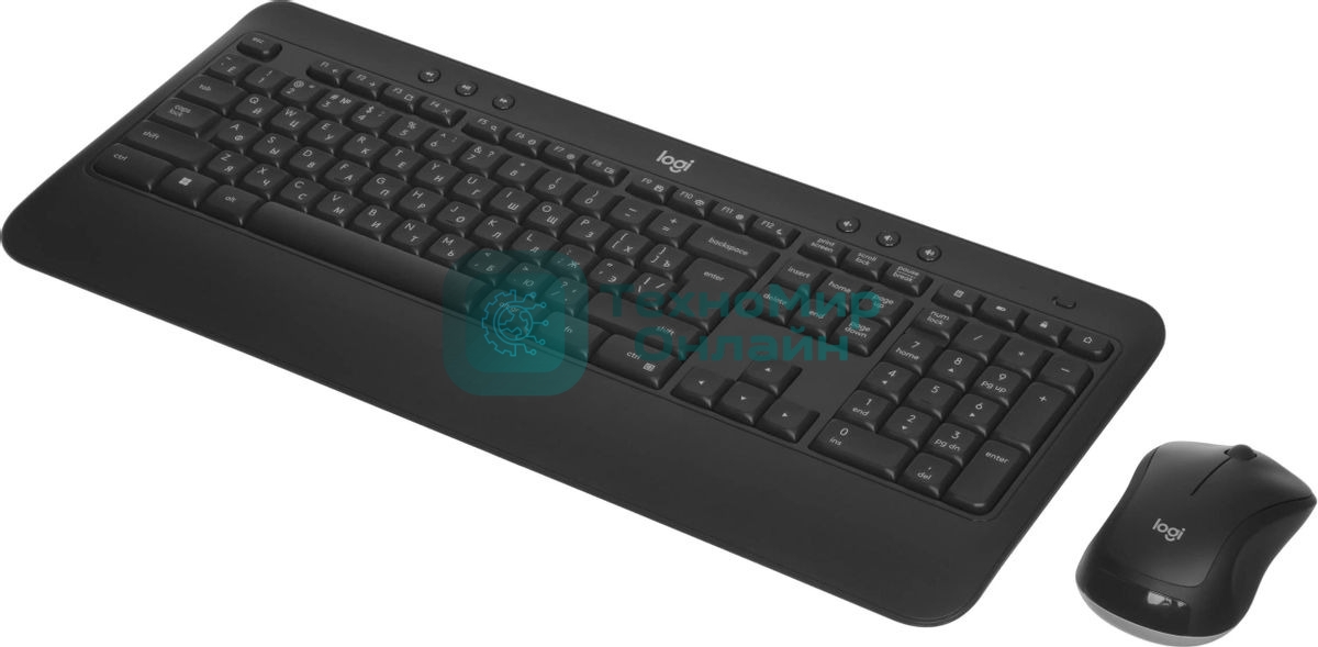 Комплект клавиатура+мышь беспроводной LOGITECH MK540 Advanced black (USB, 1000dpi) (920-008686)