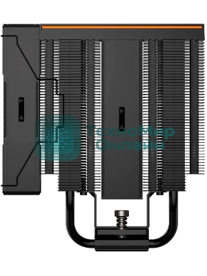 Кулер для процессора PCCooler RZ620Pro TC BK (265W, 4-pin PWM, 160mm, Al/Cu, 6x6mm, 2x120mm, 80CFM, 36.2dBA, 2400RPM, S: 1851/1700/1200/115X, AM5/AM4, black)