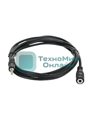 Кабель удлинительный Telecom 3.5 Jack (M) - 3.5 Jack (F), стерео, аудио, 2м