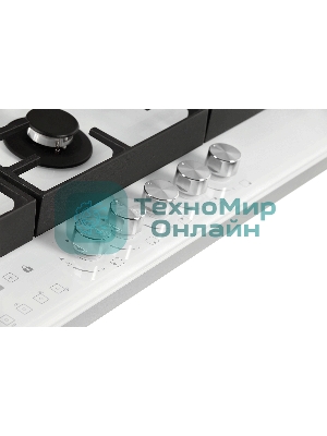 Газовая варочная панель HIBERG VM 9155 W, белый