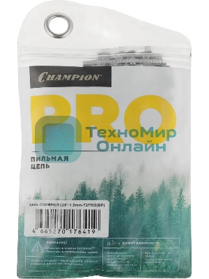 Цепь Champion B050-BP-72E0.325''-1.3мм-72