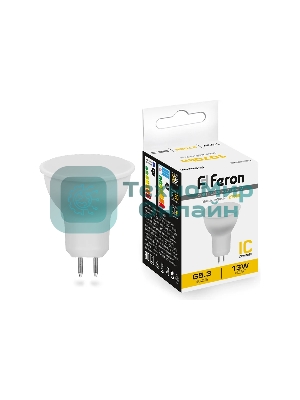 Лампа светодиодная FERON LB-960 (38188) 13 вт 230в G5.3 теплый