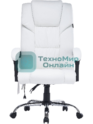 Кресло Cactus CS-CHR-OC02M-WT белый, экокожа