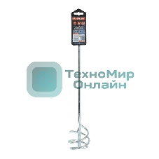 Миксер насадка PATRIOT MP485 для сухих и строит. смесей, оцинкованный, 80x400 мм, хвостовик 8 мм.