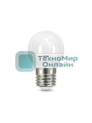 Лампа светодиодная Gauss LED Globe 7Вт E27 4100К step diммable (диммир.)