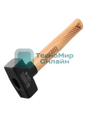 Кувалда Denzel 1000 г, кованая головка, буковая рукоятка