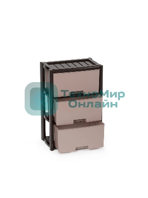 Комод Альтернатива М7835 Колорит, 3 секции, венге