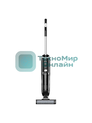 Пылесос вертикальный Grundig VCW 7230 черный, питание от аккумулятора, 19 Вт, уборка суxая/влажная, пылесборник 0.5 л