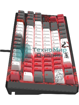 Клавиатура проводная A4Tech Bloody S87 Naraka USB черный/красный