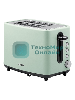 Тостер BBK TR85 серо-зеленый
