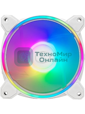 Вентилятор для корпуса Cooler Master MasterFan MF120 Halo2 ARGb 120х120x25 белый 4-pin 27дБ (MFL-B2DW-21NP2-R2) Ret