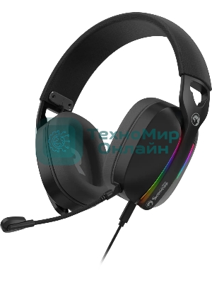 Гарнитура Marvo Pulz 70S Gaming Headset чёрный, проводная, USB, 7.1 Surround, RGB-подсветка