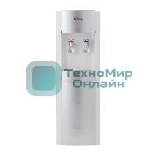 Кулер для воды AEL LD-AEL-28, верхняя загрузка, нагрев 90 °С, охлаждение 15 °С, белый/серебристый