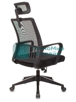 Кресло Бюрократ MC-201-H черный, сетка