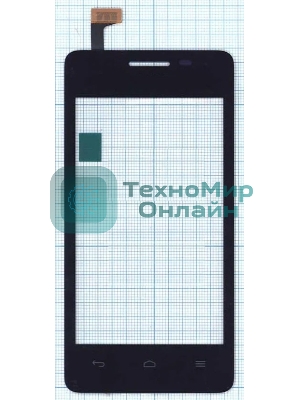 Сенсорное стекло (тачскрин) для Huawei Y301-A1, черное