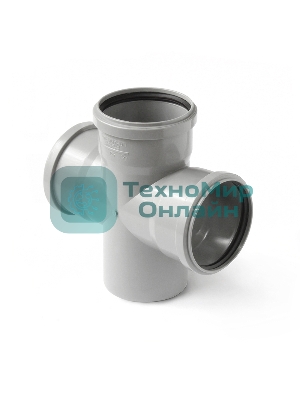 Крестовина одноплоскостная (Полипропилен) 50x50x50/87,5