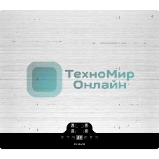 Индукционная варочная панель Hyundai HHI 6772 GR независимая, серебристый