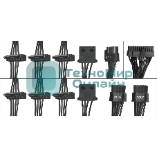 Блок питания Digma DPSU-500W-WH RTL, 500Вт, 80 PLUS белый, 120мм, черный