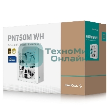 Блок питания Deepcool/GamerStorm PN750M WH V2 Game Storm Gen.5, 750Вт, 80 PLUS Gold, 120мм, белый