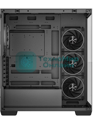 Компьютерный корпус Deepcool CG580 4F V2 без БП, боковое окно (панорама), 4x120мм ARGB PWM вентилятора, черный, ATX (R-CG580-BKADA4-G-2)
