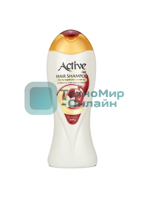 Шампунь Active для окрашенных волос Экстракт граната и календулы NATURAL, 400 мл (512102003)