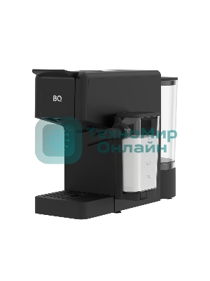 Капсульная кофеварка BQ CCM1064A Black. 3 в 1: Nespresso, Dolce Gusto, молотый кофе/Давление 20 бар/Итальянская помпа/Автоматический капучинатор/DuoBoil - технология быстрого приготовления кофейных напитков/Выбор объема порции/Объем резервуара для воды 850 мл/Объем резервуара для молока 200 мл/Длина шнура 1 м/Автооключение/Защита от перегрева/Съемный лоток для сбора капель
