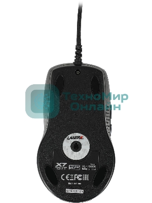 Мышь проводная A4Tech XL-750BK черный, 3600 dpi, USB, кнопки - 7